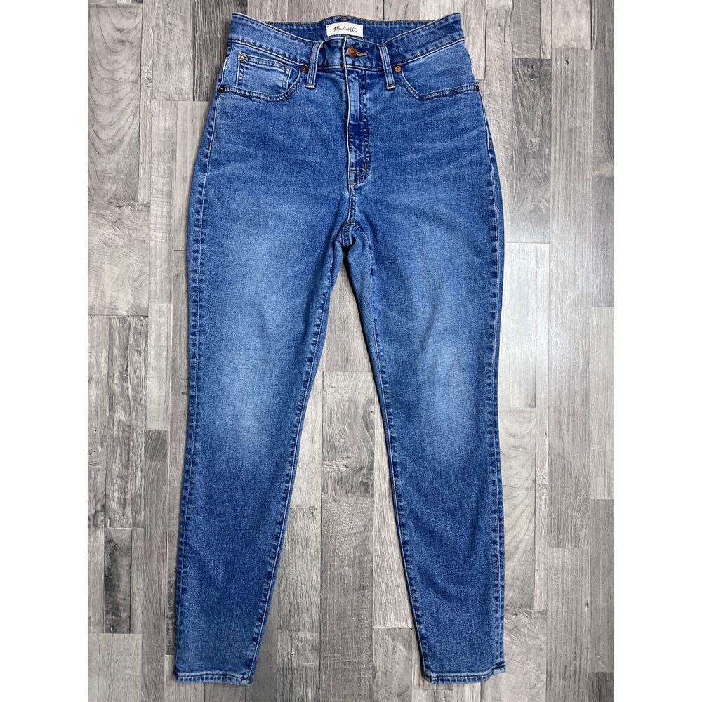 Madewell Curvy High Rise Skinny Jeans Women’s 28 Blue Denim Stretch